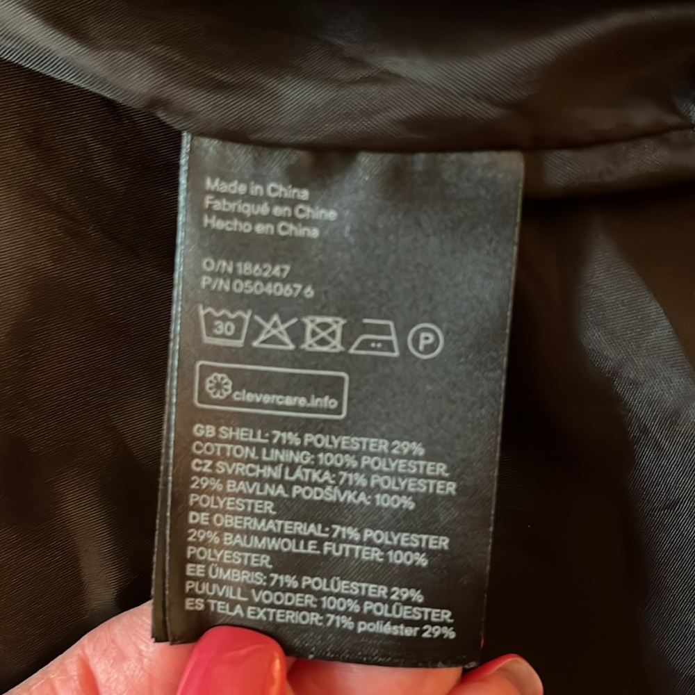 H&M Gold and Black Bomber Jacket - Picture 9 of 11